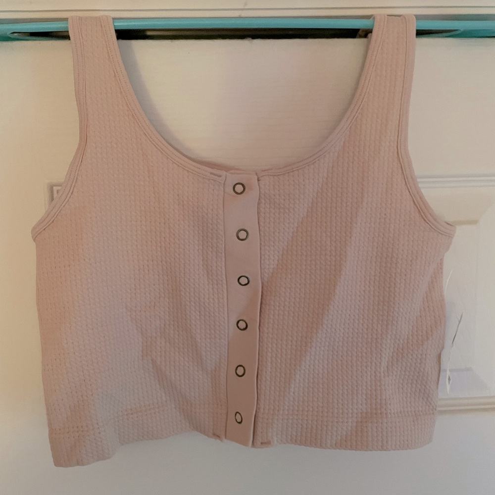 NWT Aeropostale Seriously Soft Button down tank